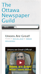Mobile Screenshot of ottawanewsguild.ca
